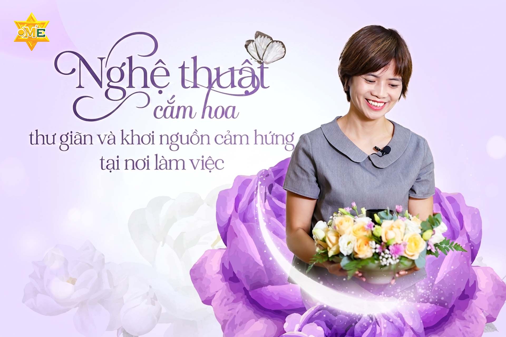 Nghệ thuật cắm hoa thư giãn và khơi nguồn cảm hứng tại nơi làm việc