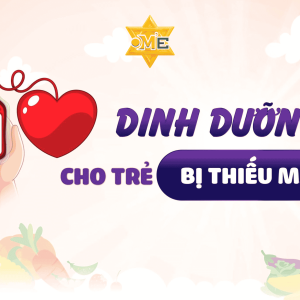 DINH DƯỠNG CHO TRẺ BỊ THIẾU MÁU